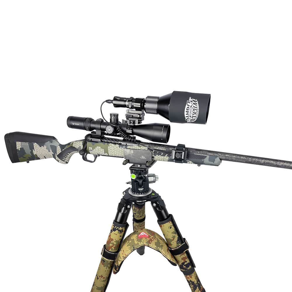 Wicked Lights® ShotPro™ Extreme Range WHITE Ultra-Max LED Night Hunting Light Kit for Hog, Coyote, and Predators W2094