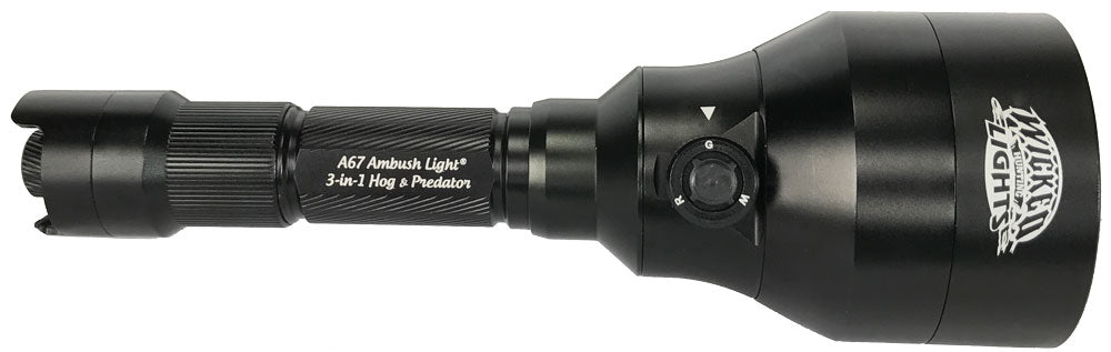 Wicked Lights A67iR 3-LED-In-1 Infrared & Red Night Hunting Light Kit for Night Vision W2056