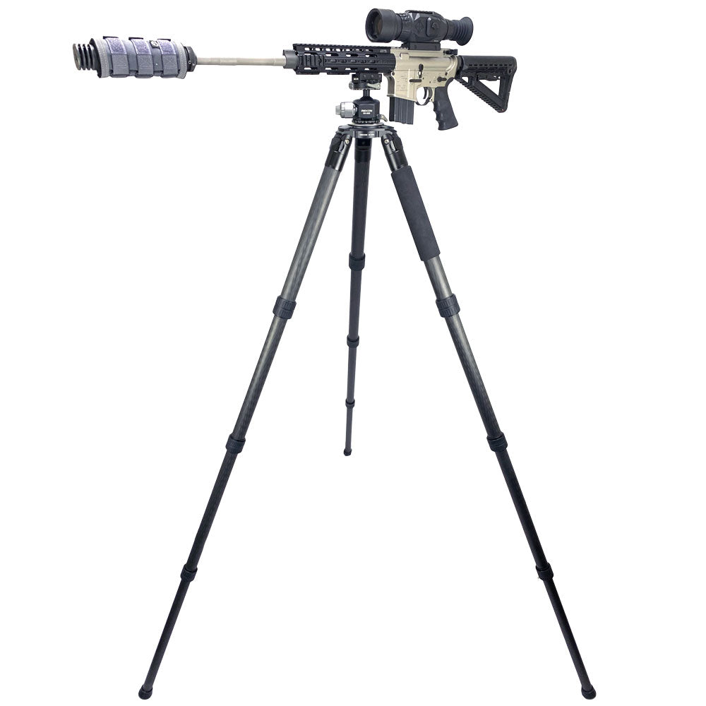 REKON CT-3HD Carbon Fiber Ambush™ Tripod with BH-3HD Ball Head and RTA2 Picatinny to Arca-Swiss Mount R024