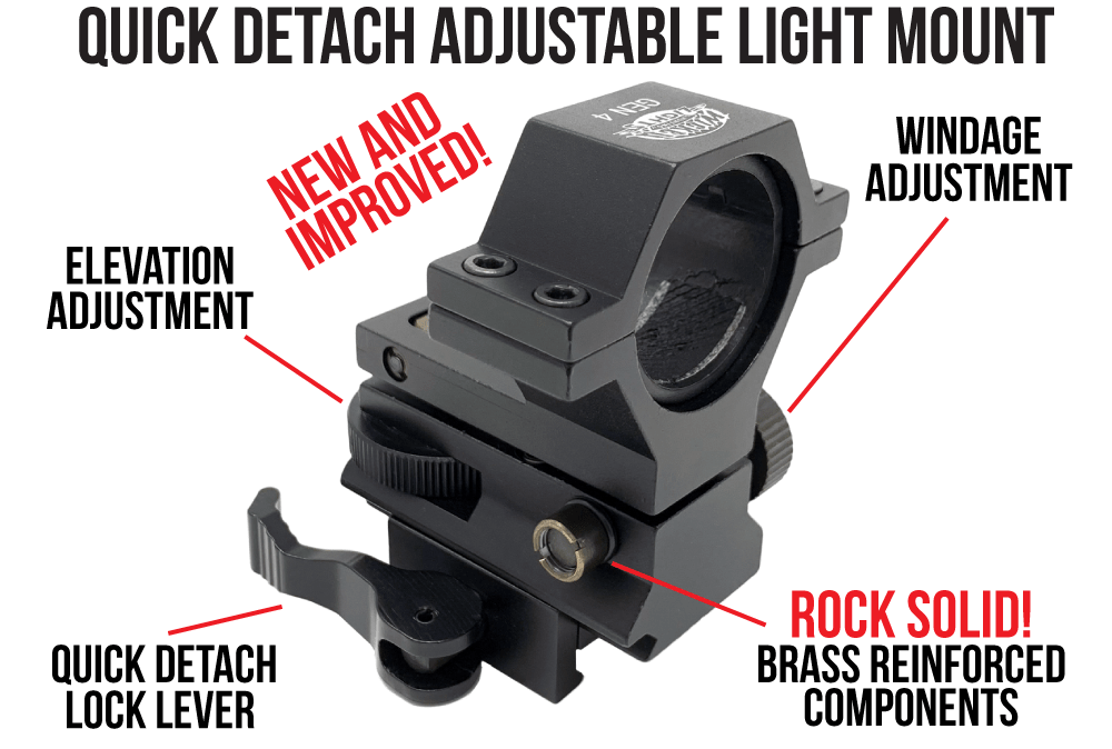 Wicked Lights A67iC 3-Color-In-1 (Green, Red, White) Night Hunting Light Kit for Coyote, Varmint, Hog, Predators W2021