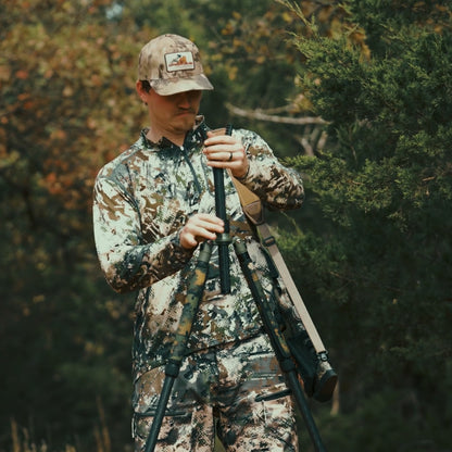 REKON Outdoor Gear CFS-1 Premium Carbon Fiber Shooting Sticks R002