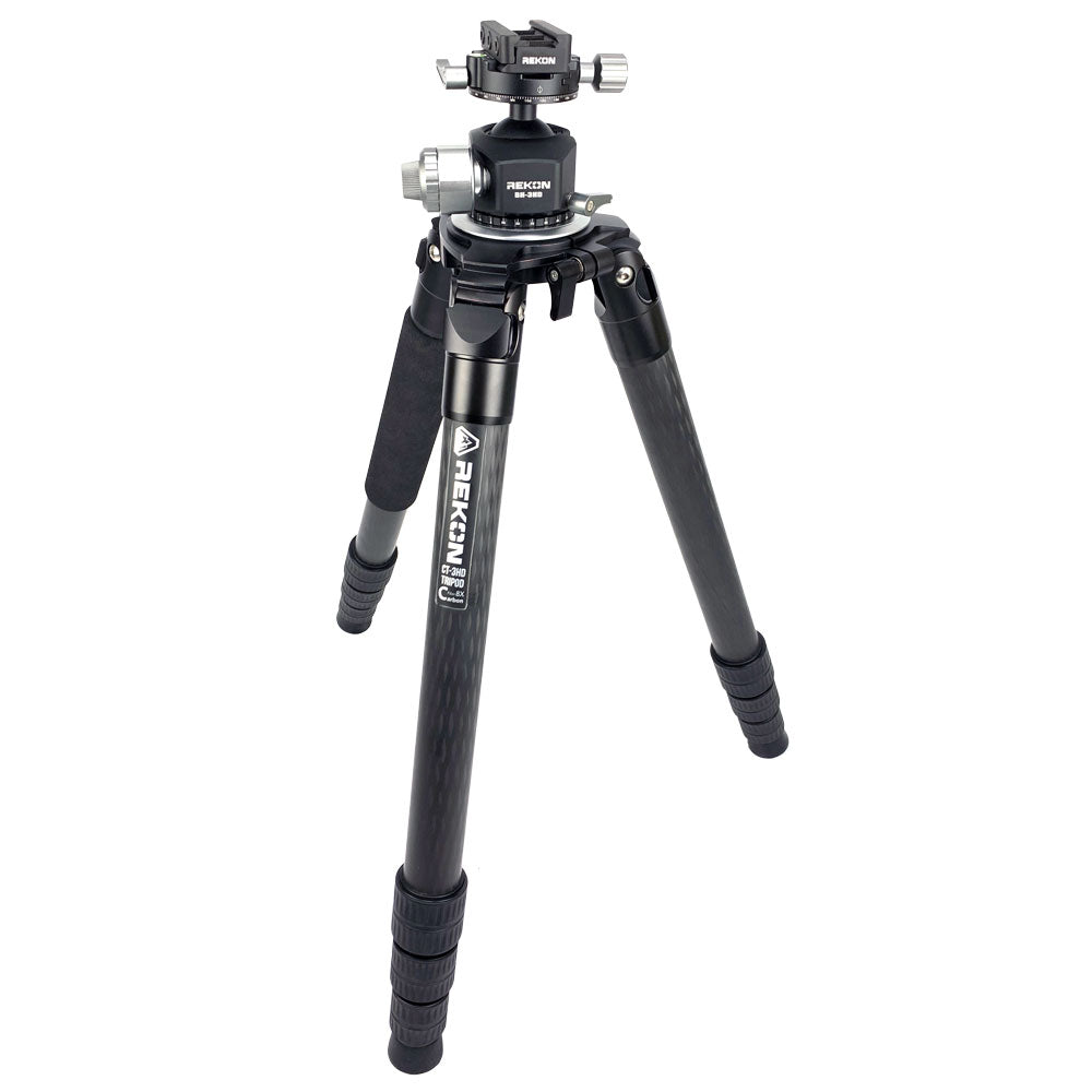 REKON CT-3HD Carbon Fiber Ambush™ Tripod with BH-3HD Ball Head and RTA2 Picatinny to Arca-Swiss Mount R024