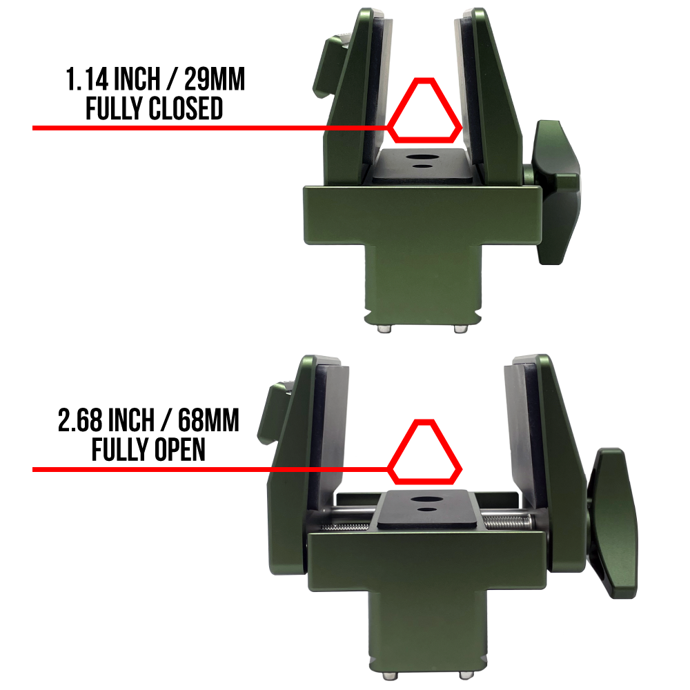 REKON CT-1 Carbon Fiber Tripod with BH-1 Ball Head, RTA2 Picatinny to Arca-Swiss Mount, and VM-1 Vice Mount R027