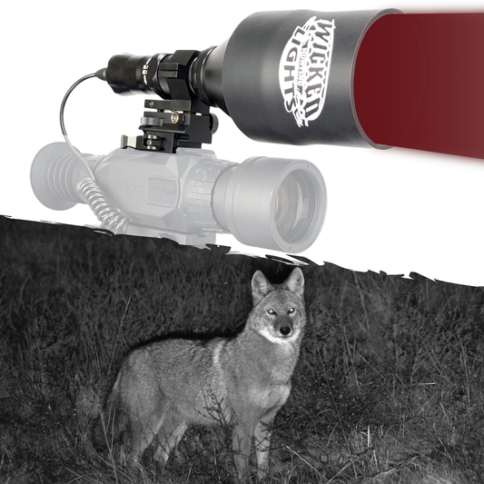 Wicked Lights® W404iC 850nm Infrared Night Hunting Light  Kit for Night Vision ,Hog, Coyote, and Predators W2079